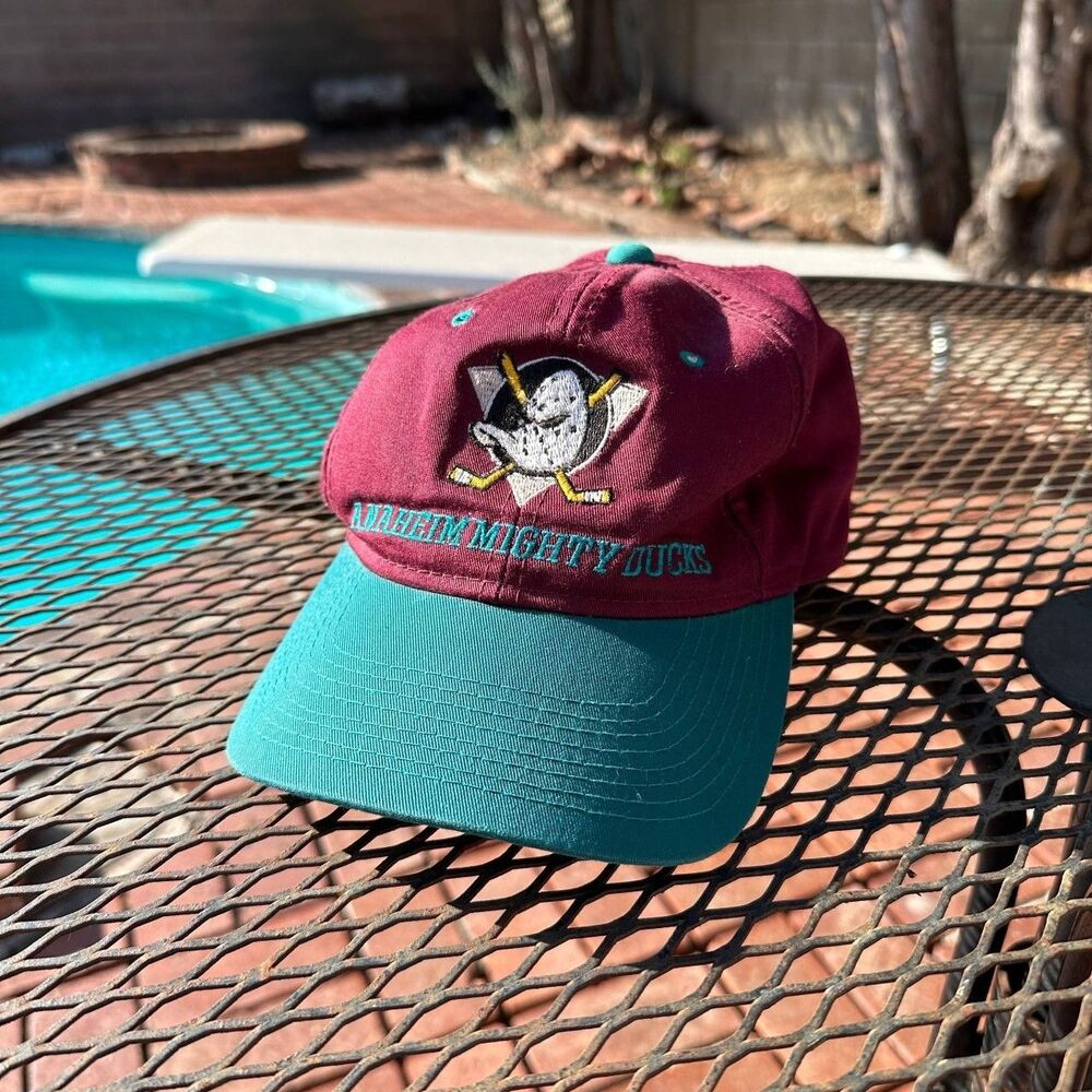 Vintage Anaheim Mighty Ducks Hat Snapback Cap NHL Hockey 90s